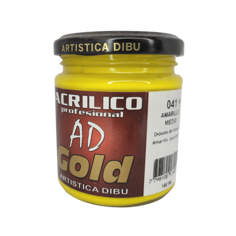 Ad Acrilico Prof. Gold G1 (041) Amarillo Medio