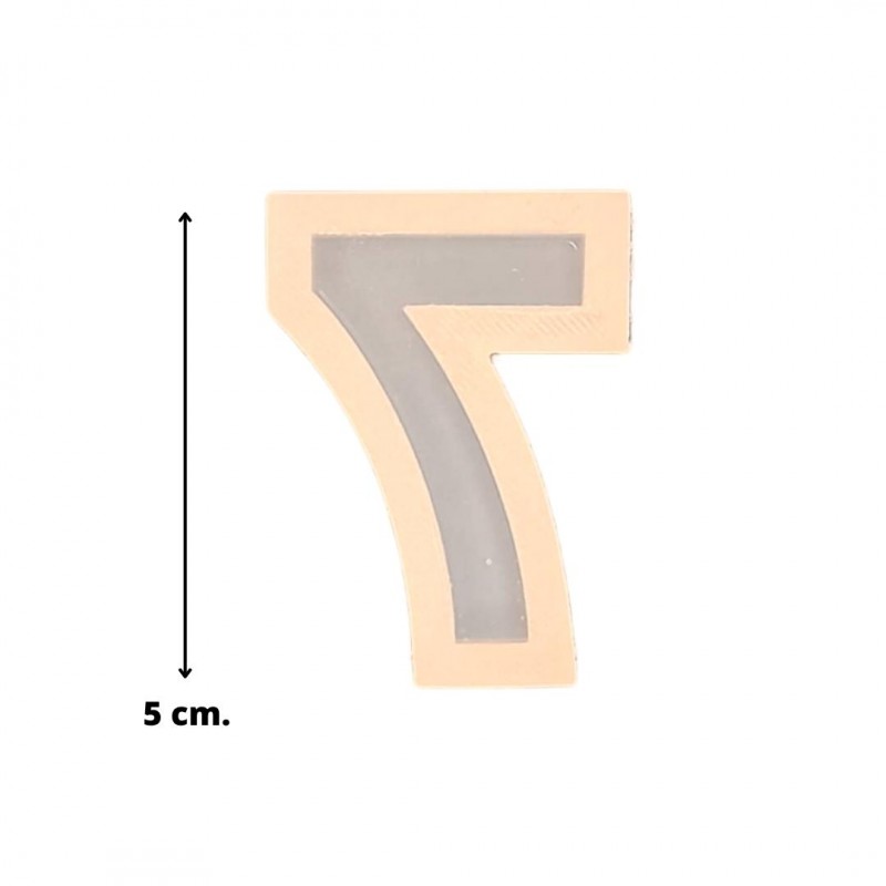 Molde Silic. p/res. (1213/2-7) Numero 5cm. 7