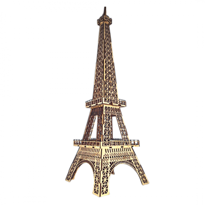 Mdf Torre Eiffel 3d De 70cm.