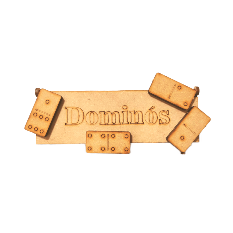 Mdf Didactico Domino En Caja X 28 Fichas