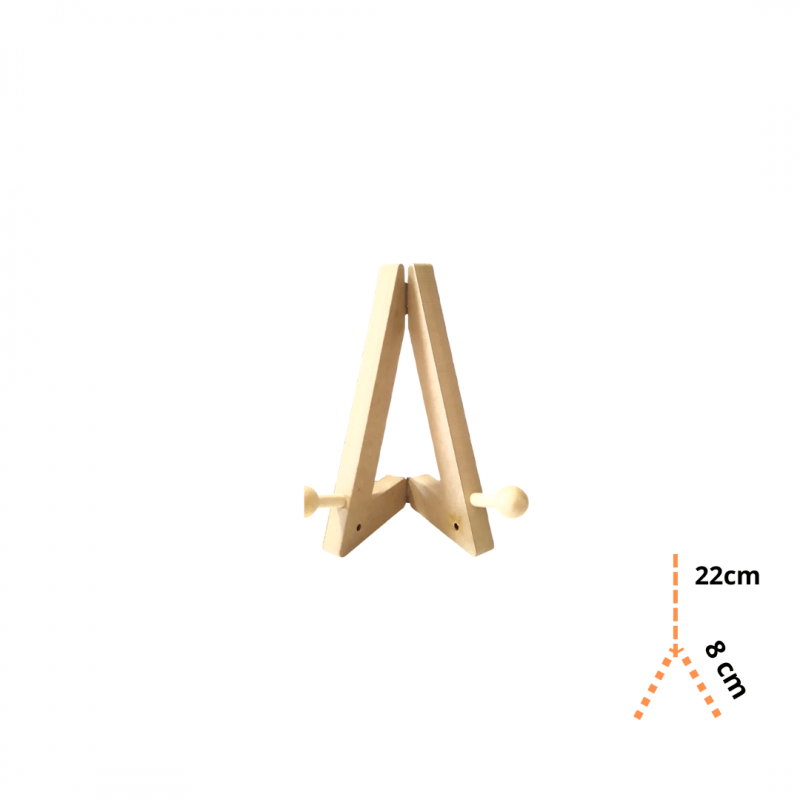 Mdf Atril Plegable Triangular  Chico 22cm.