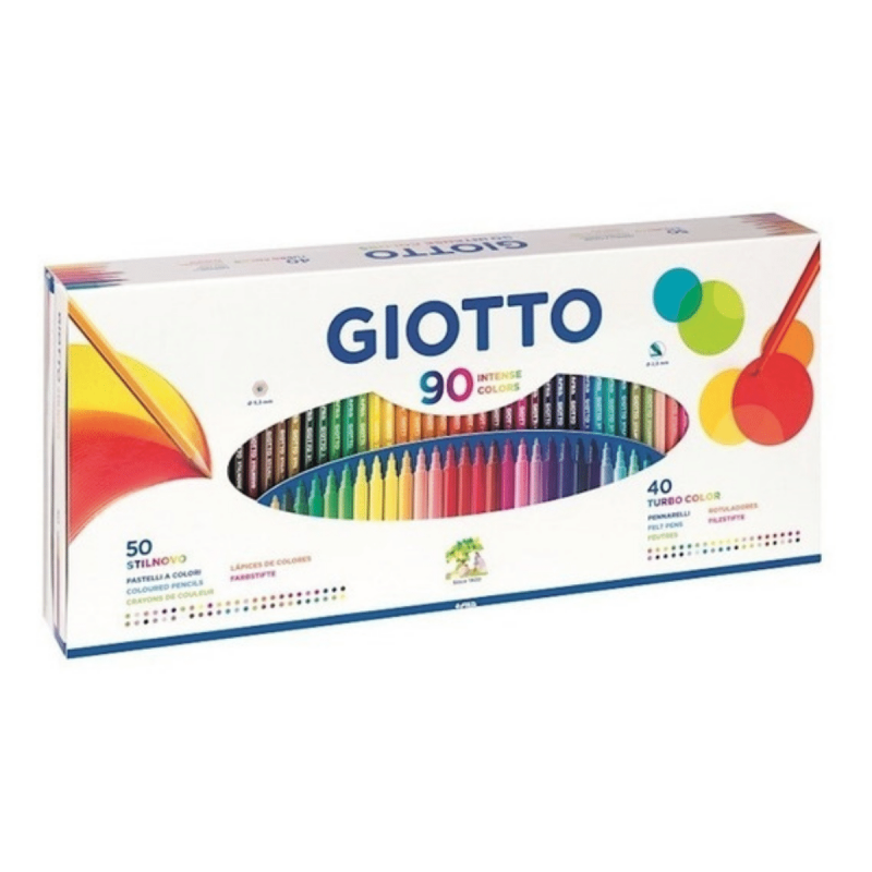 Giotto Set X 90 Piezas (50 Lapices/ 40 Marcadores) (25750000)