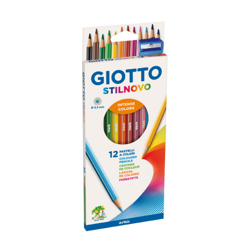 Giotto Lapiz Stilnovo 3.0 X 12 Colores (f276600sa)