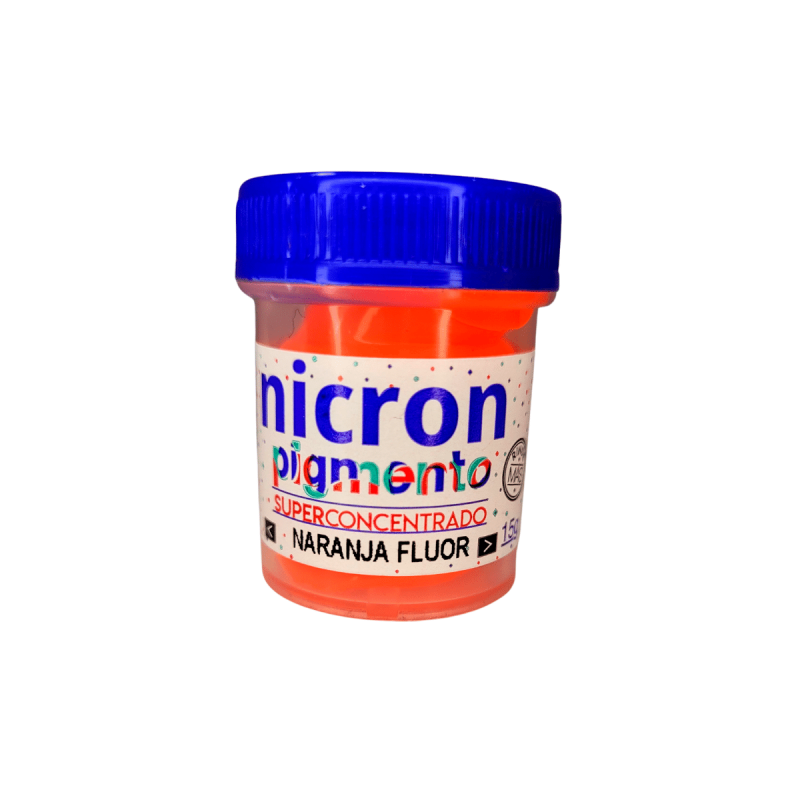 Nicron Pigmento P/ Porcelana Fluo Naranja