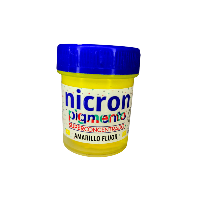 Nicron Pigmento P/ Porcelana Fluo Amarillo