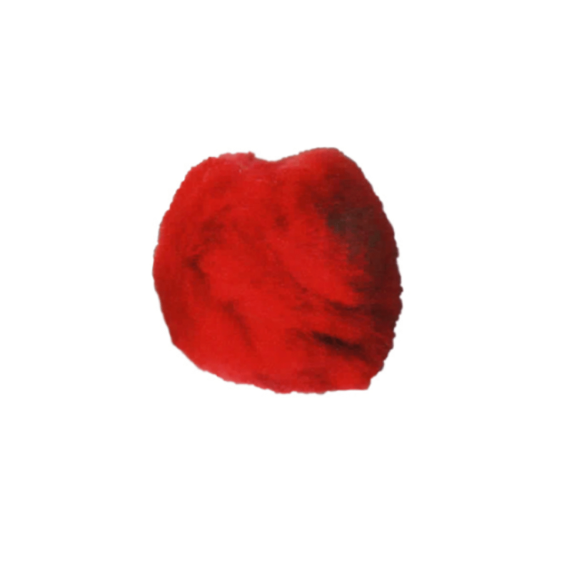 Pompones De 15mm. X 25uds. (02) Rojo
