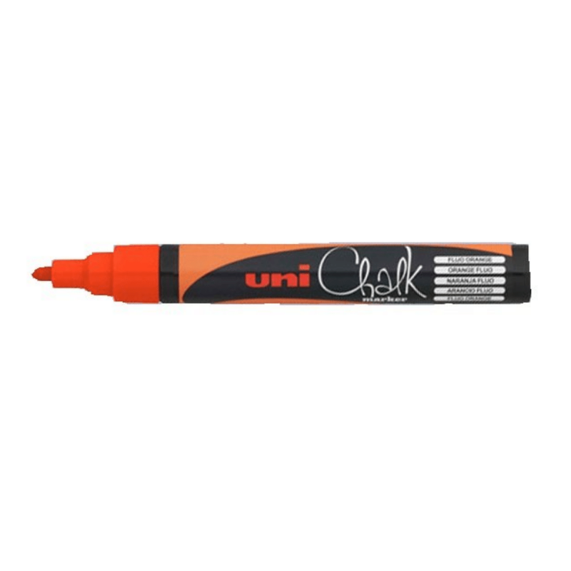 Marcador Posca Uni-chalk 2,5mm. Nf (naranja Fluo)