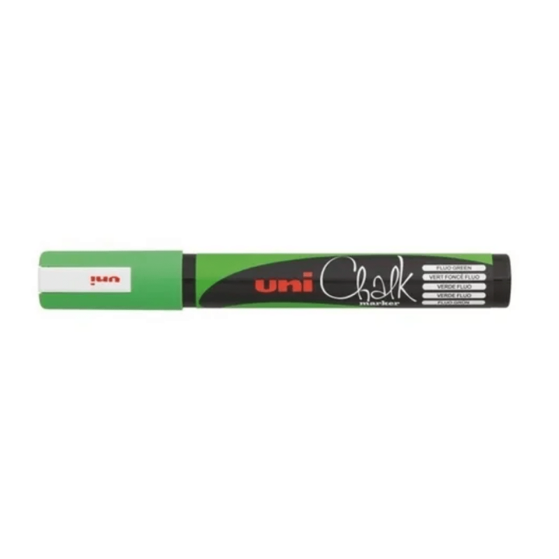 Marcador Posca Uni-chalk 2,5mm. Vf (verde Fluo)