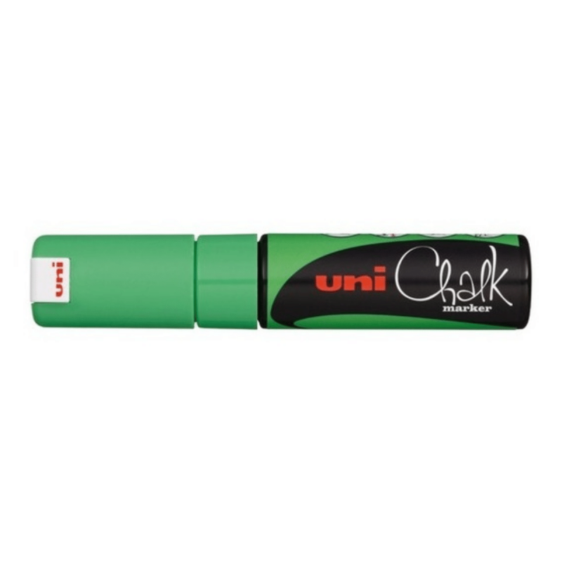 Marcador Posca Uni-chalk 8mm. Vf (verde Fluo)