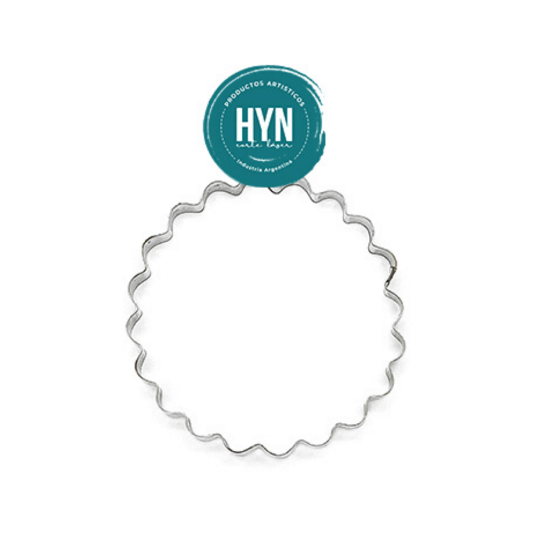Hyn Cortante Circular Onda 002 (7 X 7 Cm)