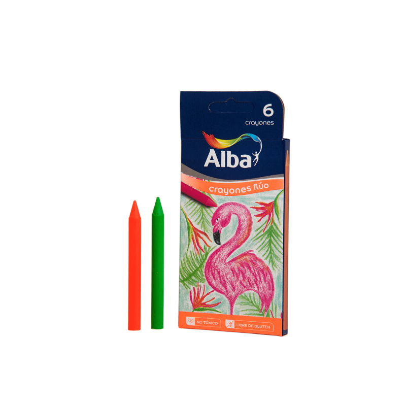 Alba Crayones Fluo X 6