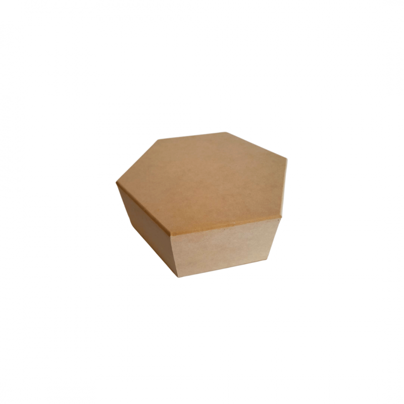 Mdf Caja Hexagonal 18x6cm.