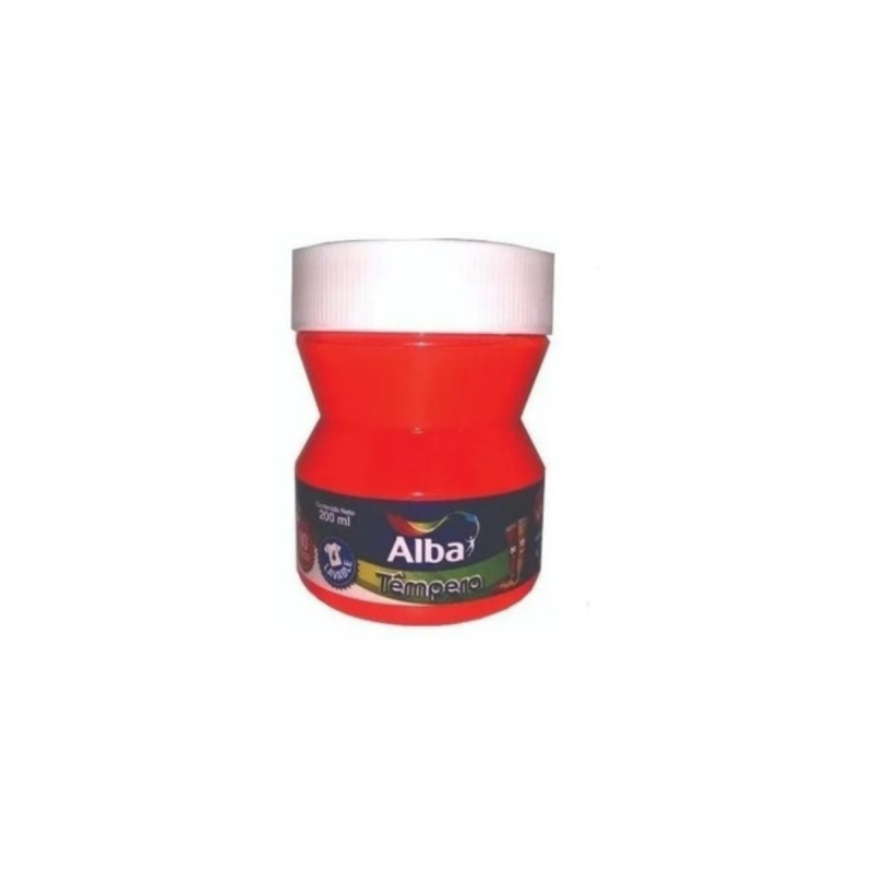 Alba Tempera X 200 Ml (084) Rojo Señal